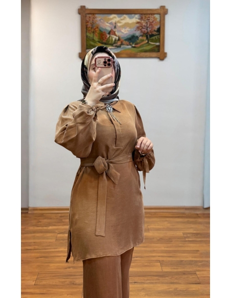 N PRİVE İPEK CUPRA TAKIM  F19317 TABA