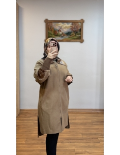 LEVİDOR DERİ DETAYLI KABAN 570004 TABA 2