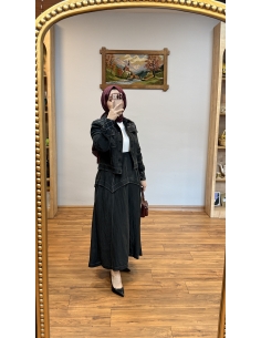 LEVİDOR İPEK CUPRA TAKIM SİYAH 100733 SİYAH