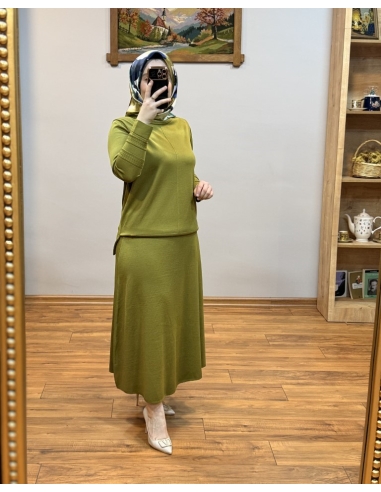 ALVİNA SOĞUK İPLİK TAKIM 45862 YEŞİL