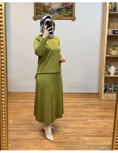 ALVİNA SOĞUK İPLİK TAKIM 45862 YEŞİL