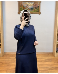 ALVİNA SOĞUK İPLİK TAKIM 45862 LACİVERT 2