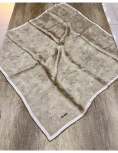 AKER BULUT DESEN KAMPANYALI İPEK EŞARP 7208403 BEJ