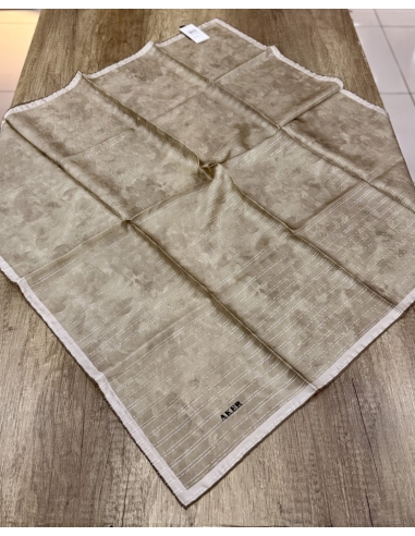 AKER BULUT DESEN KAMPANYALI İPEK EŞARP 7208405 BEJ