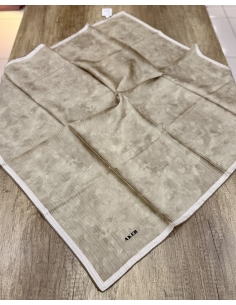 AKER BULUT DESEN KAMPANYALI İPEK EŞARP 7208404 BEJ