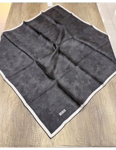 AKER BULUT DESEN KAMPANYALI İPEK EŞARP 7208406 SİYAH