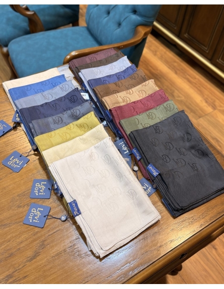 LEVİDOR NAİA MONOGRAM ŞAL