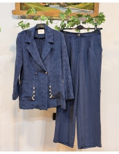 N PRİVE İPEK CEKET TAKIM F15190