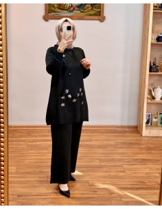 N PRİVE MERSERİZE TAKIM F17020 SİYAH 2