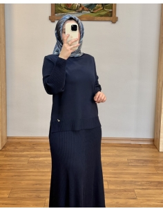 ALVİNA SOĞUK İPLİK TAKIM 45860 LACİVERT 2