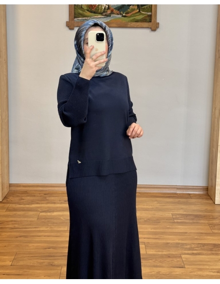 ALVİNA SOĞUK İPLİK TAKIM 45860 LACİVERT