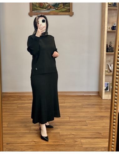 ALVİNA SOĞUK İPLİK TAKIM 45860 SİYAH