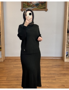 ALVİNA SOĞUK İPLİK TAKIM 45860 SİYAH 2