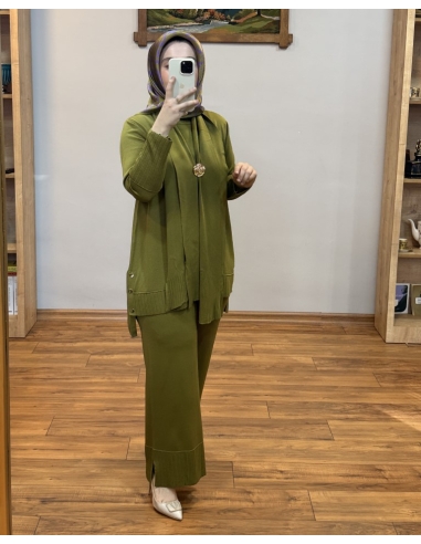 ALVİNA SOĞUK İPLİK TAKIM 45865 YEŞİL