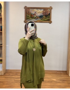 ALVİNA SOĞUK İPLİK TAKIM 45865 YEŞİL 2