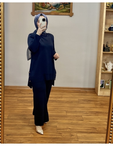 ALVİNA SOĞUK İPLİK TAKIM 45865 LACİVERT