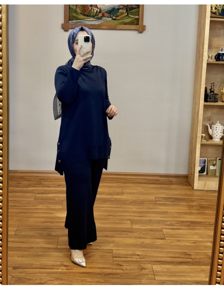 ALVİNA SOĞUK İPLİK TAKIM 45865 LACİVERT