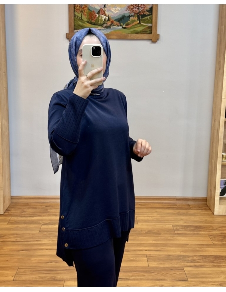 ALVİNA SOĞUK İPLİK TAKIM 45865 LACİVERT