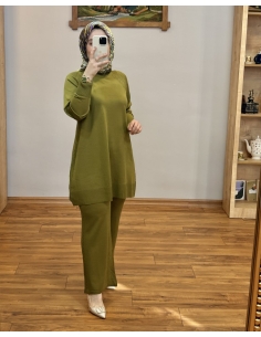 ALVİNA SOĞUK İPLİK TAKIM 45866 YEŞİL