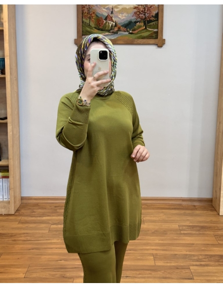 ALVİNA SOĞUK İPLİK TAKIM 45866 YEŞİL