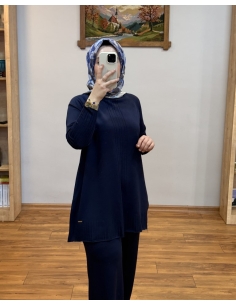 ALVİNA SOĞUK İPLİK TAKIM 45867 LACİVERT 2