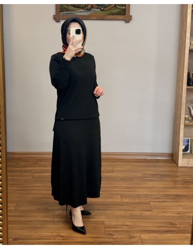 ALVİNA SOĞUK İPLİK TAKIM 45862 SİYAH