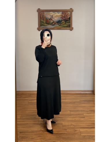 ALVİNA SOĞUK İPLİK TAKIM 45862 SİYAH