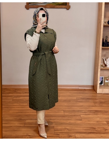 LEVİDOR KAPİTONE YELEK 710033 YEŞİL