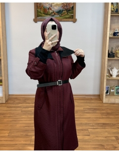 LEVİDOR KAPİTONE TRENÇ BORDO 560069 2