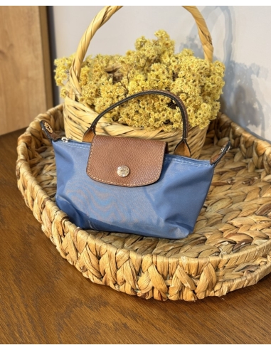 Lacivert Mini Boy Deri Kapak Detaylı El Çantası...