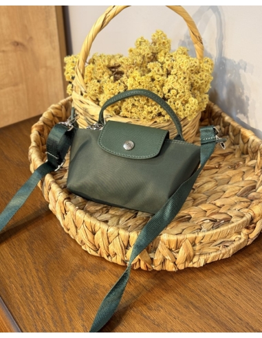 Lacivert Mini Boy Deri Kapak Detaylı El Çantası...