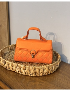 LEVİDOR DAMA DESEN OMUZ ÇANTASI 930085 ORANJ