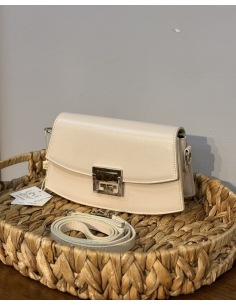 LEVİDOR METAL KİLİT DETAYLI OMUZ ÇANTASI 930511 TAŞ