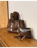 LEVİDOR PREMİUM SÜET ÇANTA 930677 KAHVE