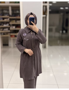 KONSEVİL İPEK CUPRA TAKIM 3024 mürdüm 2