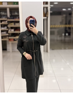 KONSEVİL İPEK CUPRA TAKIM 3024 siyah 2