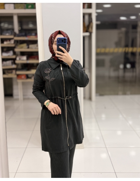 KONSEVİL İPEK CUPRA TAKIM 3024 siyah