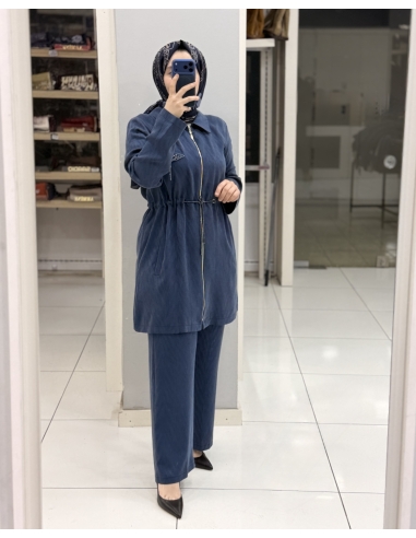 KONSEVİL İPEK CUPRA TAKIM 3024 indigo