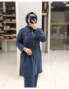 KONSEVİL İPEK CUPRA TAKIM 3024 indigo 2