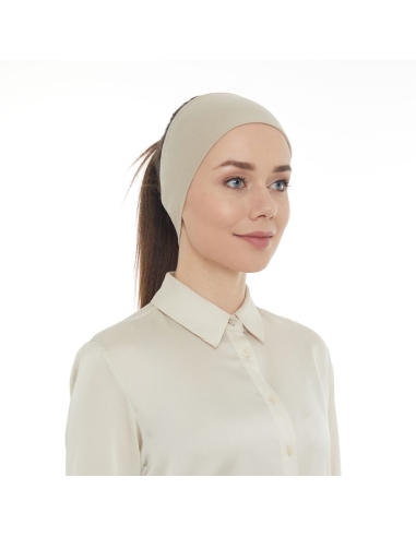 LAVENDER SİLİKONLU BANDANA BONE 5325BB VİZON