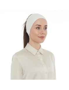 LAVENDER SİLİKONLU BANDANA BONE 5325BB KREM