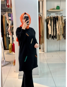 2 İplik Sweat  Siyah