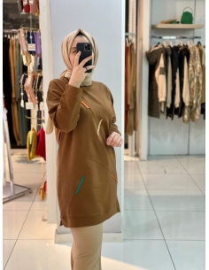 2 İplik Sweat  tütün