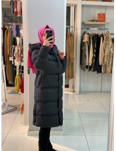 Özmenler Şişme Mont Siyah