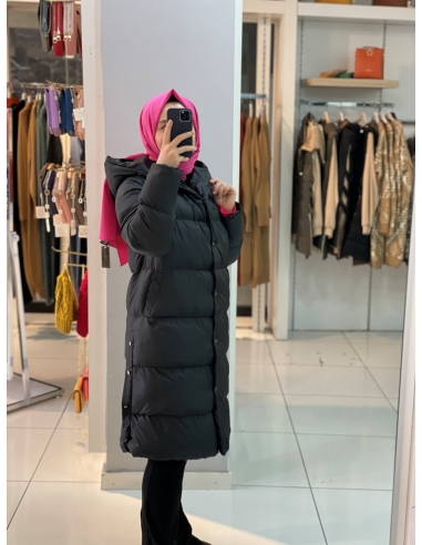 Özmenler Şişme Mont Siyah