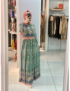 Özmenler Pamuk Viskon Elbise 7644