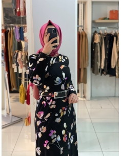 İklim Varaklı Elbise 5353 2