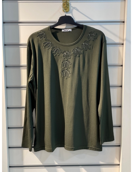 İrem Anne Penyesi Taşlı Haki