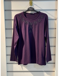 İrem Anne Penyesi Taşlı mor