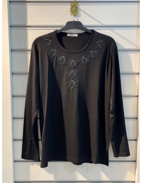 İrem Anne Penyesi Taşlı Siyah